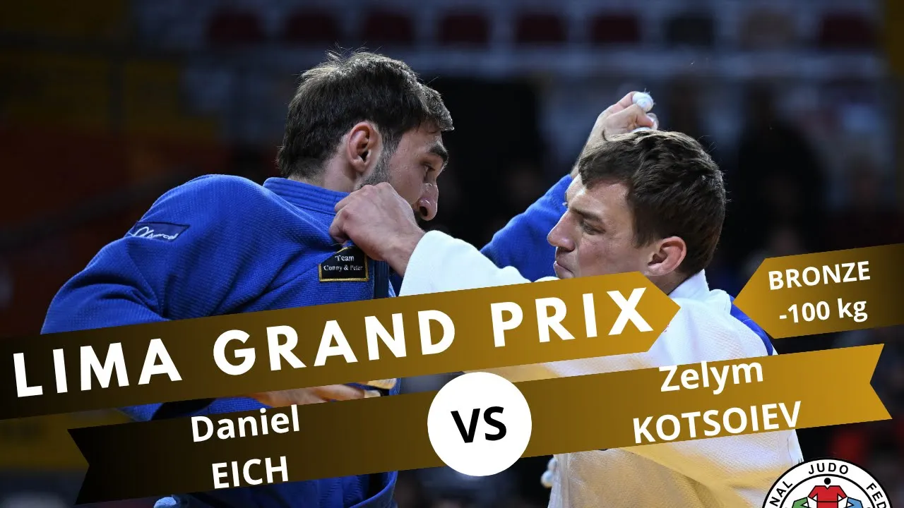 Daniel EICH VS Zelym KOTSOIEV  Lima Grand Prix 2025 Bronze medal contest -100 kg