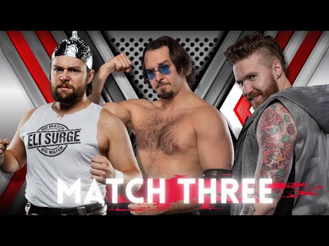 55. Adam Ryder vs. Eli Surge vs. Evan Rivers - NEW 5 (Match #3 of 10) background