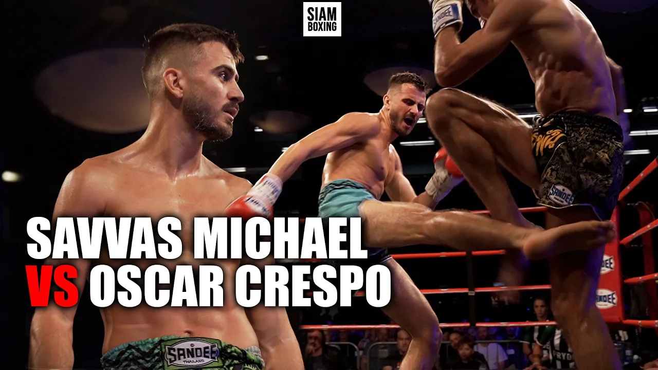 Savvas Michael vs Oscar Crespo | SuperShowDown Fight Highlight | SIAM BOXING ไมเคิล ซาวาส background