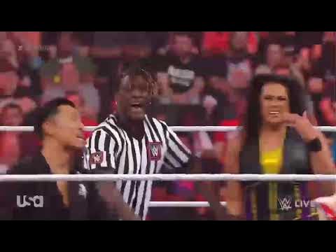 FULL MATCH - REGINALD & DANA BROOKE VS AKIRA TOZAWA & TAMINA - SPECIAL GUEST REFEREE R-TRUTH