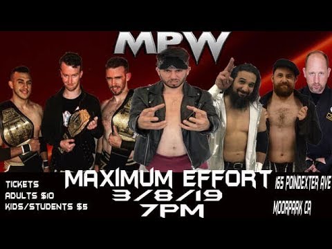 Maximum Effort - Highlight Video - March 8, 2019 background