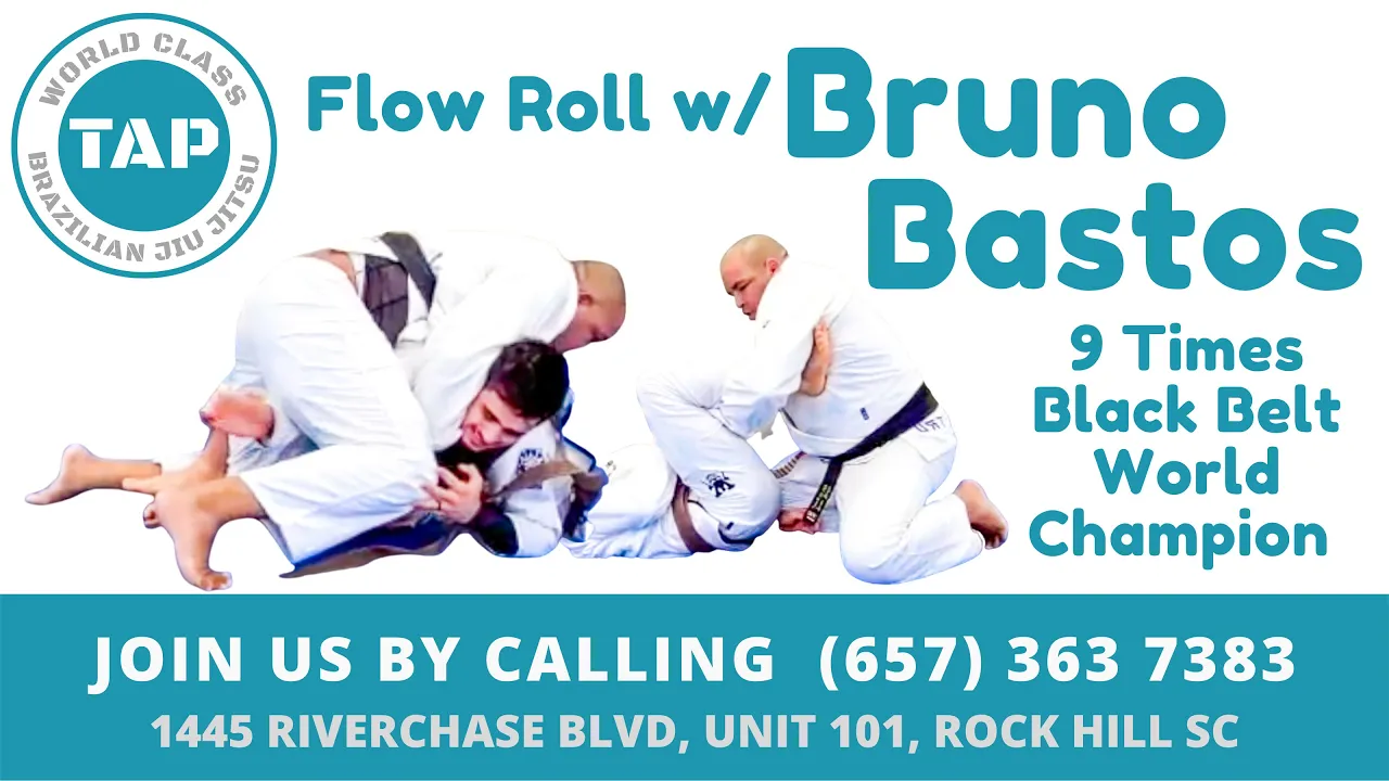 Thalys Pontes & Bruno Bastos • Flow Roll w/ 9 Times Black Belt World Champion | Rock Hill SC
