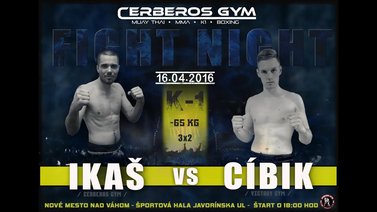 Cerberos Fight Night - Lubos Ikas vs Peter Cibik  K-1