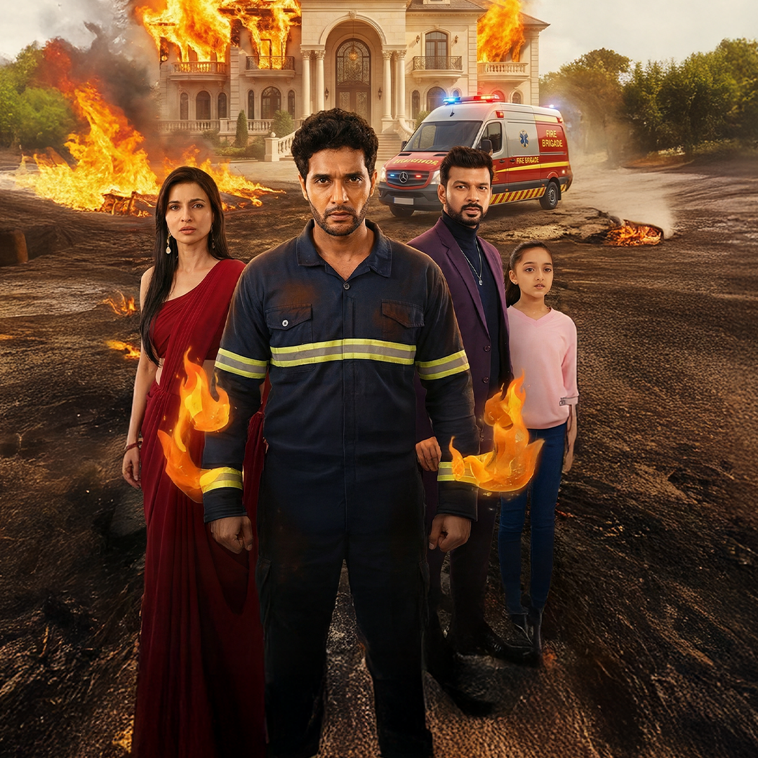 Firefighter vs Billionaire poster