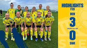 Highlights F19/07 | Danmark-Sverige 3-0