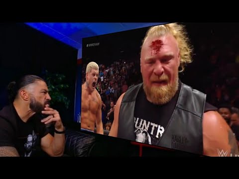 Brock Lesnar Returns & Smash Cody Rhodes & Seth Rollins WWE Raw 2023 Highlights backdrop