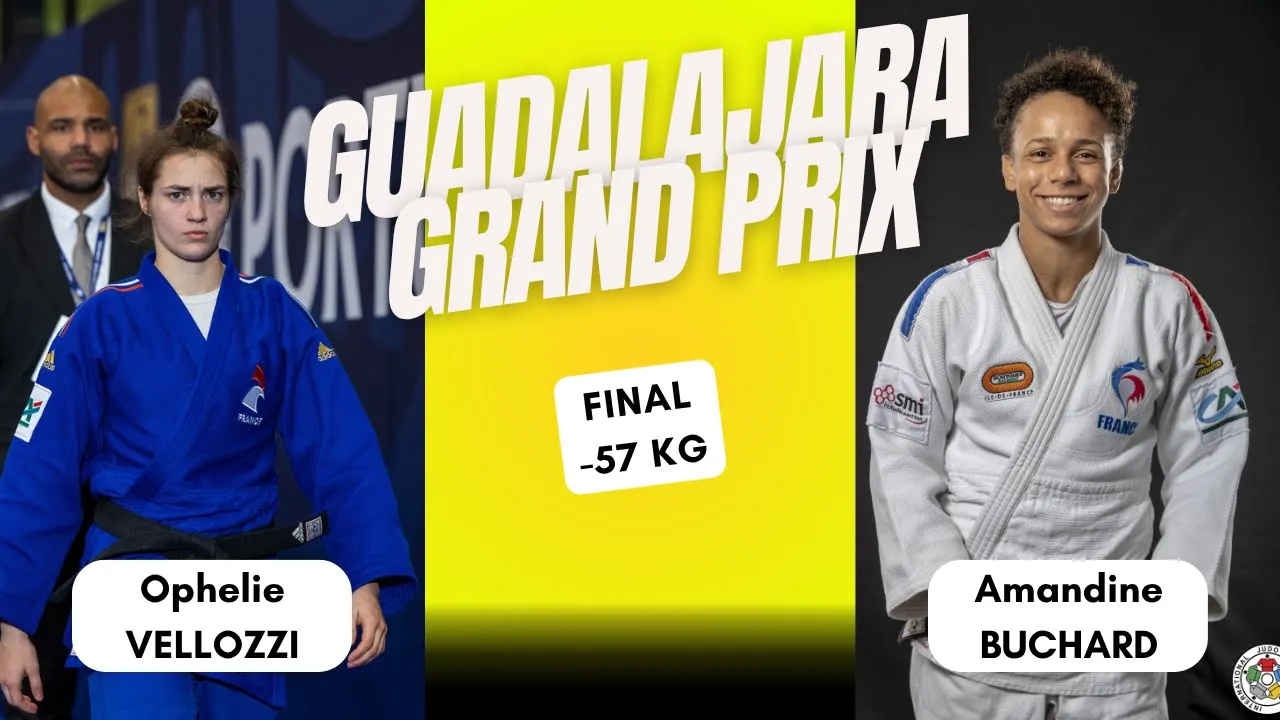 Ophelie VELLOZZI VS Amandine BUCHARD Guadalajara Grand Prix 2025 GOLD medal contest -57 kg