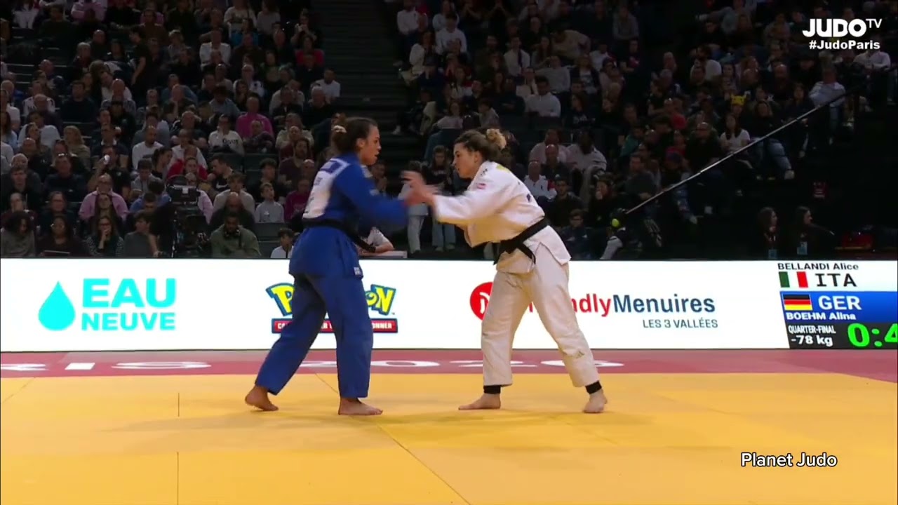 Alice BELLANDI 🇮🇹 🆚️ Alina BOEHM 🇩🇪 | четвертьфинал /-78кг | Большой Шлем Париж 2026