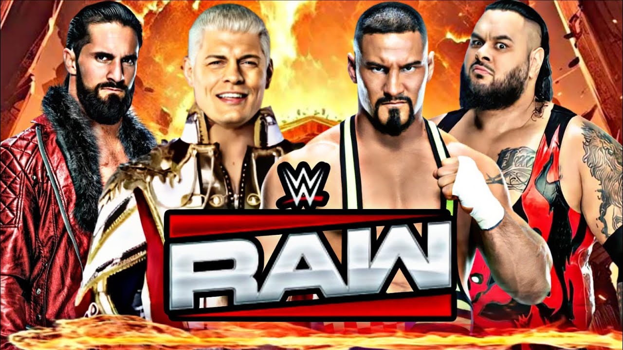 FULL MATCH - Seth Rollins & Cody Rhodes Vs. Bron Breaker & Bronson Reed : WWE RAW Netflix 