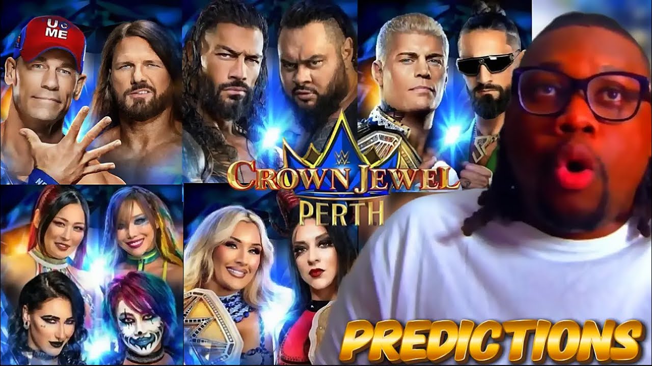 WWE 2025 CROWN JEWEL PREDICTIONS background