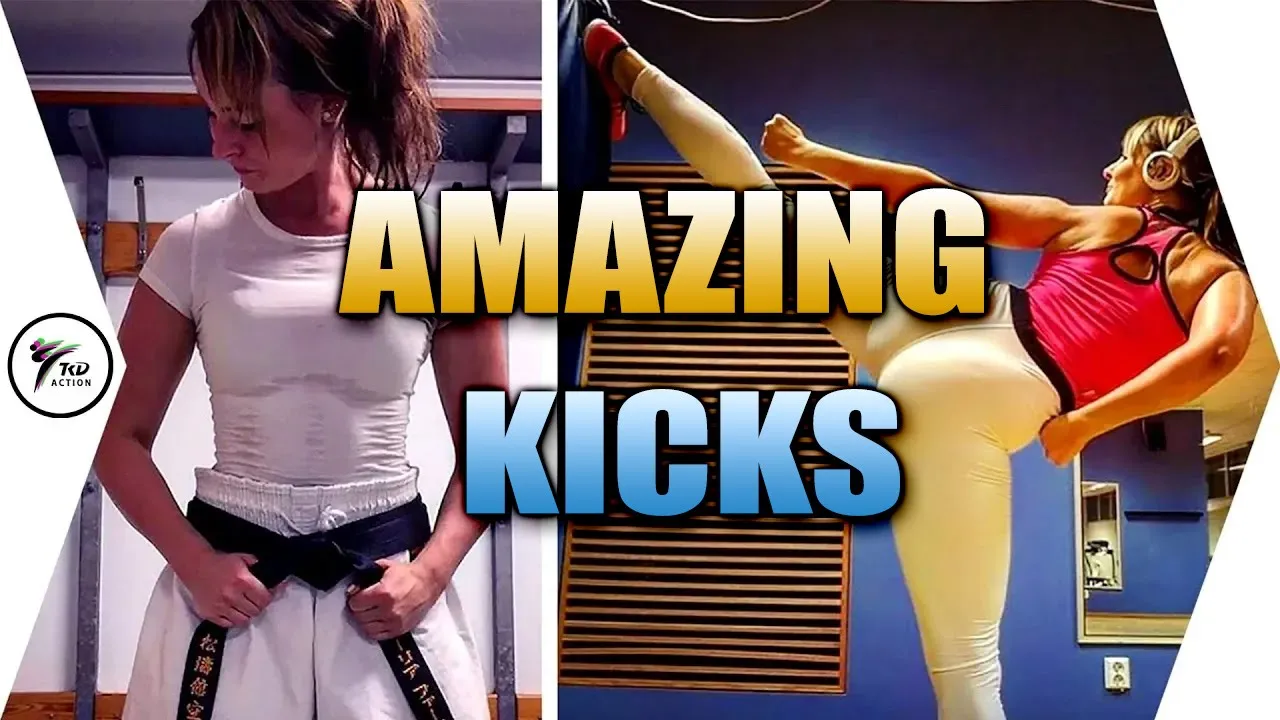 Girls Doing Amazing Kicks ЁЯФе | Taekwondo Skills & Power background
