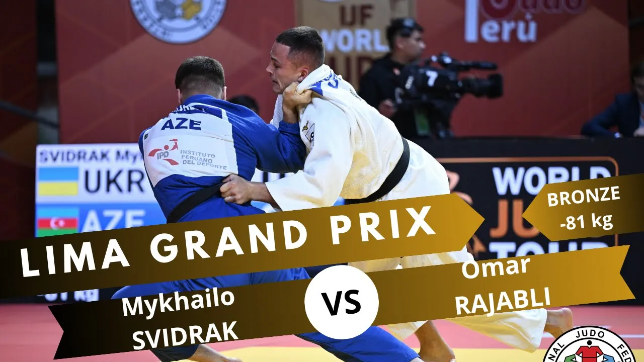 Mykhailo SVIDRAK VS Omar RAJABLI Lima Grand Prix 2025 Bronze medal contest -81 kg
