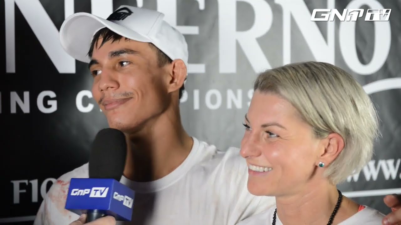 Post Fight Interview Winner INNFERNO 4 - Daniel Torres background