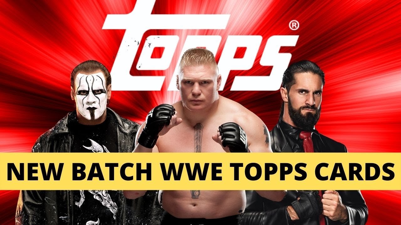 NEW WWE Topps Cards Before 2022 backdrop