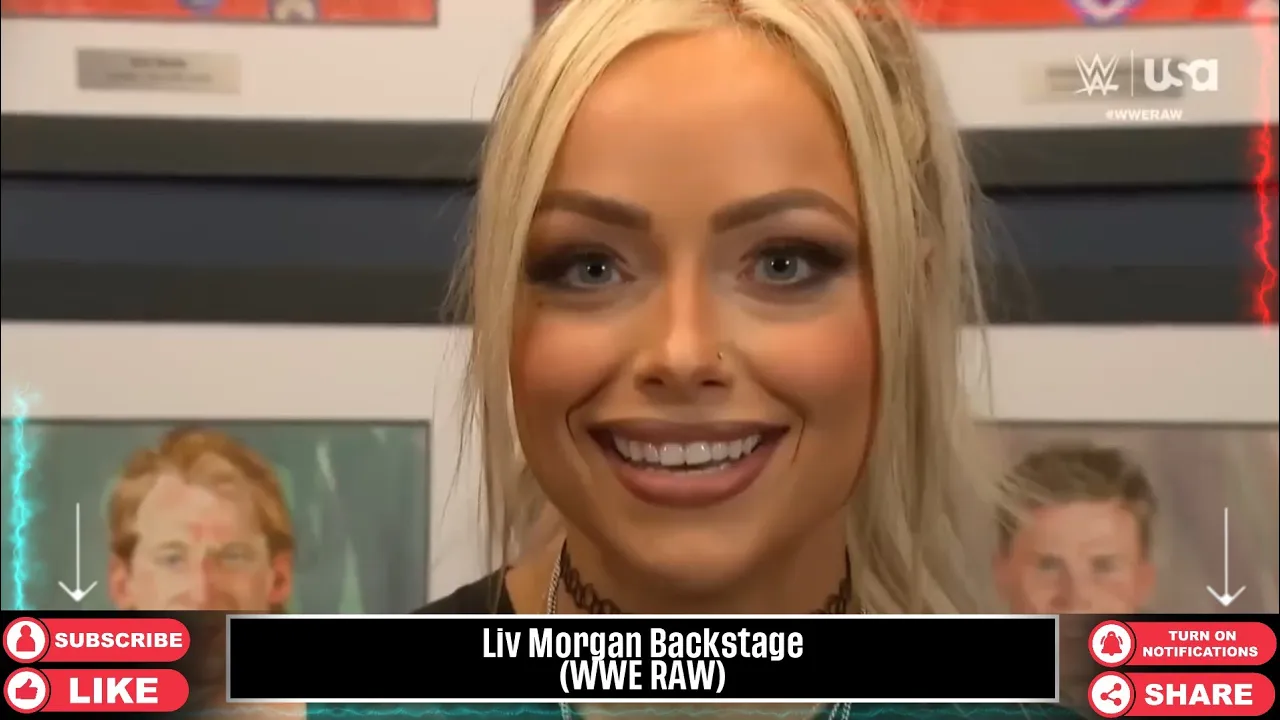 Liv Morgan Backstage: WWE RAW, April 15, 2024 background