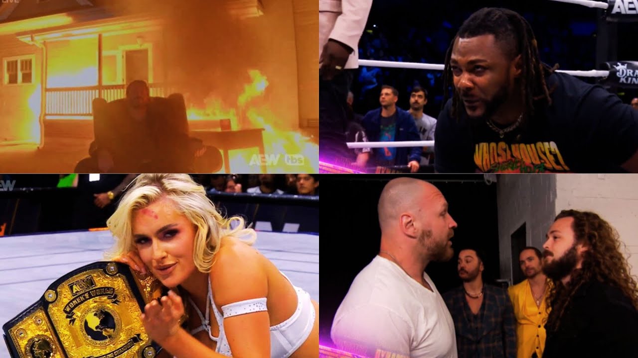 AEW Dynamite 09/04/24 Results- Hangman Burn Swerve's Childhood House, Mariah Retains, All Out Hype ๐ฅ