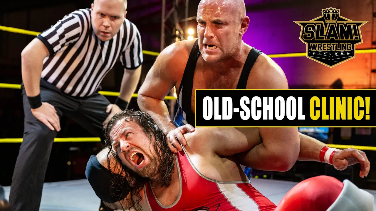 Old school wrestling clinic: "The Rebel" StarBuck vs. James Mason - SLAM! Wrestling Finland (2018)