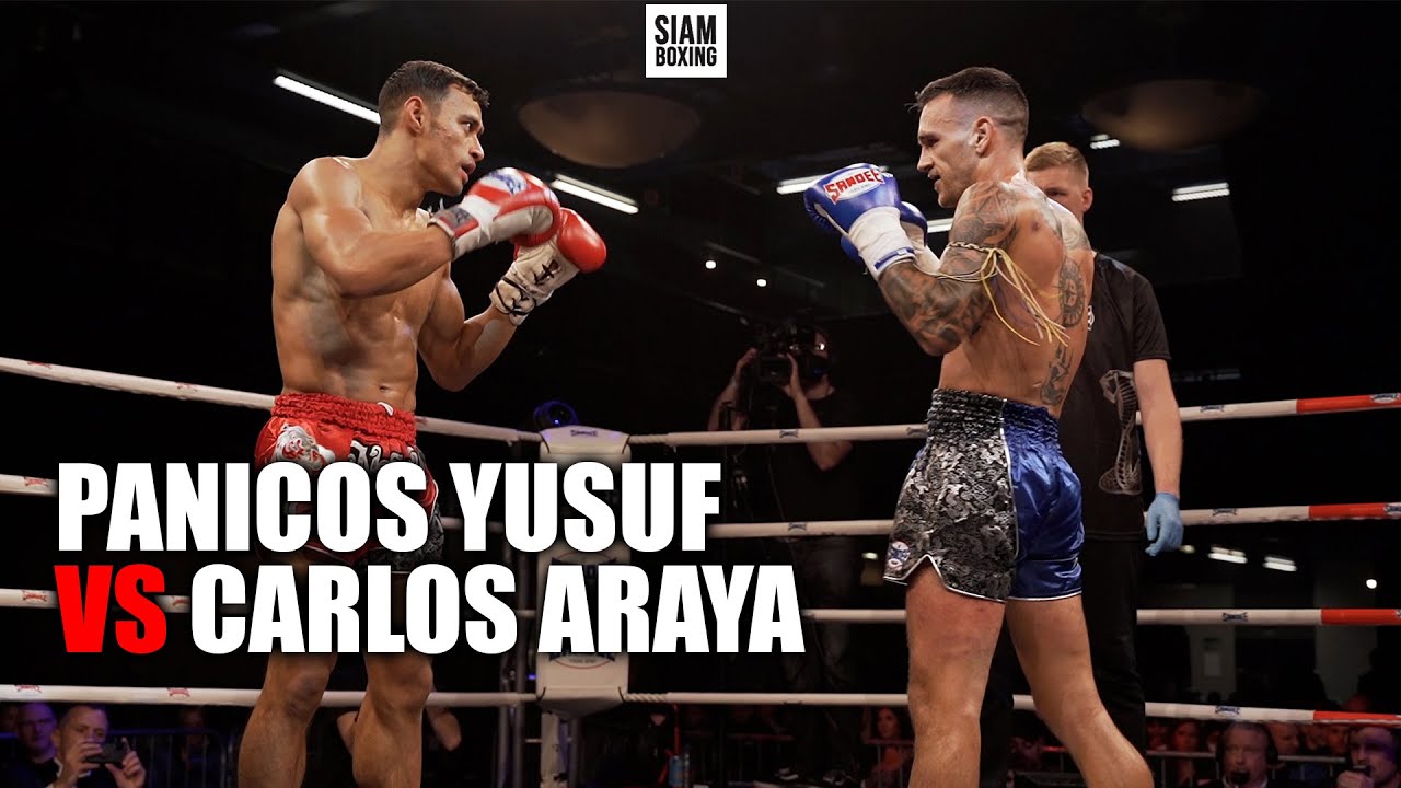 Panicos Yusuf vs Carlos Araya | Siam Boxing | Supershowdown | Muay Thai background