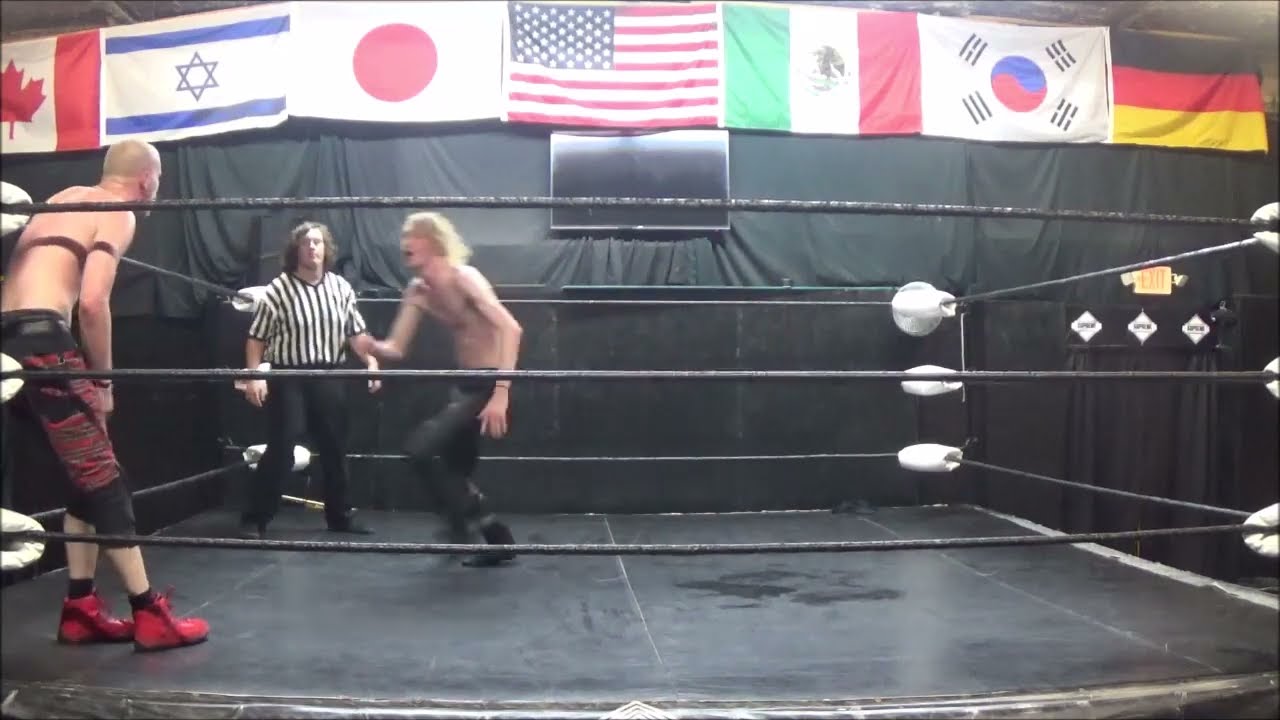Dax Knight vs Travis Alexander Prophet // Supreme Wrestling 7/15/2023 background