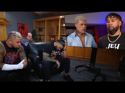 Roman Reigns & Solo Sikoa Angry After Jey Uso Joins Cody Rhodes WWE Raw 2023 Highlights
