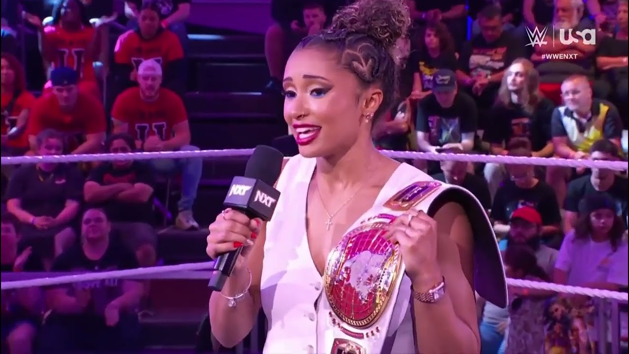 NXT ~ Kelani Jordan Segment interrupted by Jaida Parker: WWE 6⧸11⧸24 background