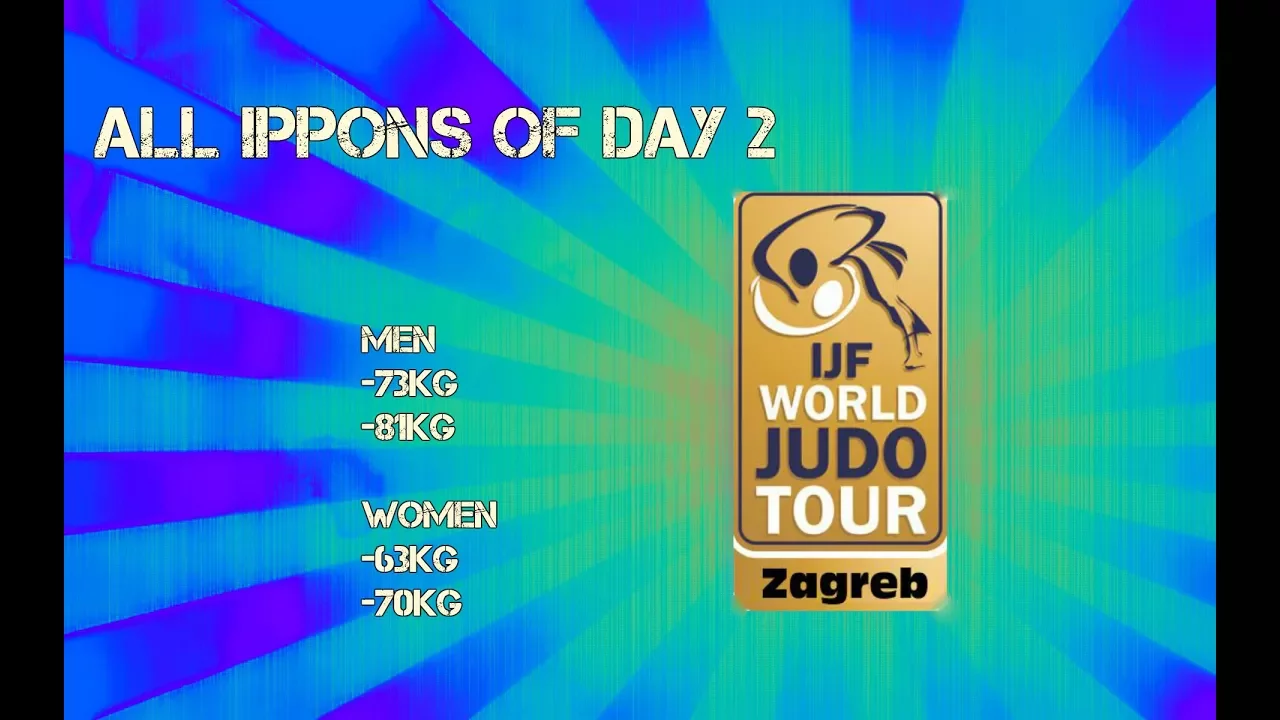 All ippons in day 2 of Judo Grand-Prix Zagreb 2017