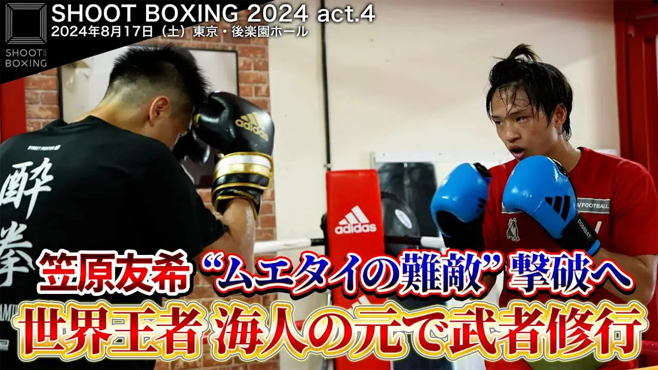 【SHOOT BOXING 2024 act.4】特別対談 海人×笠原友希 background