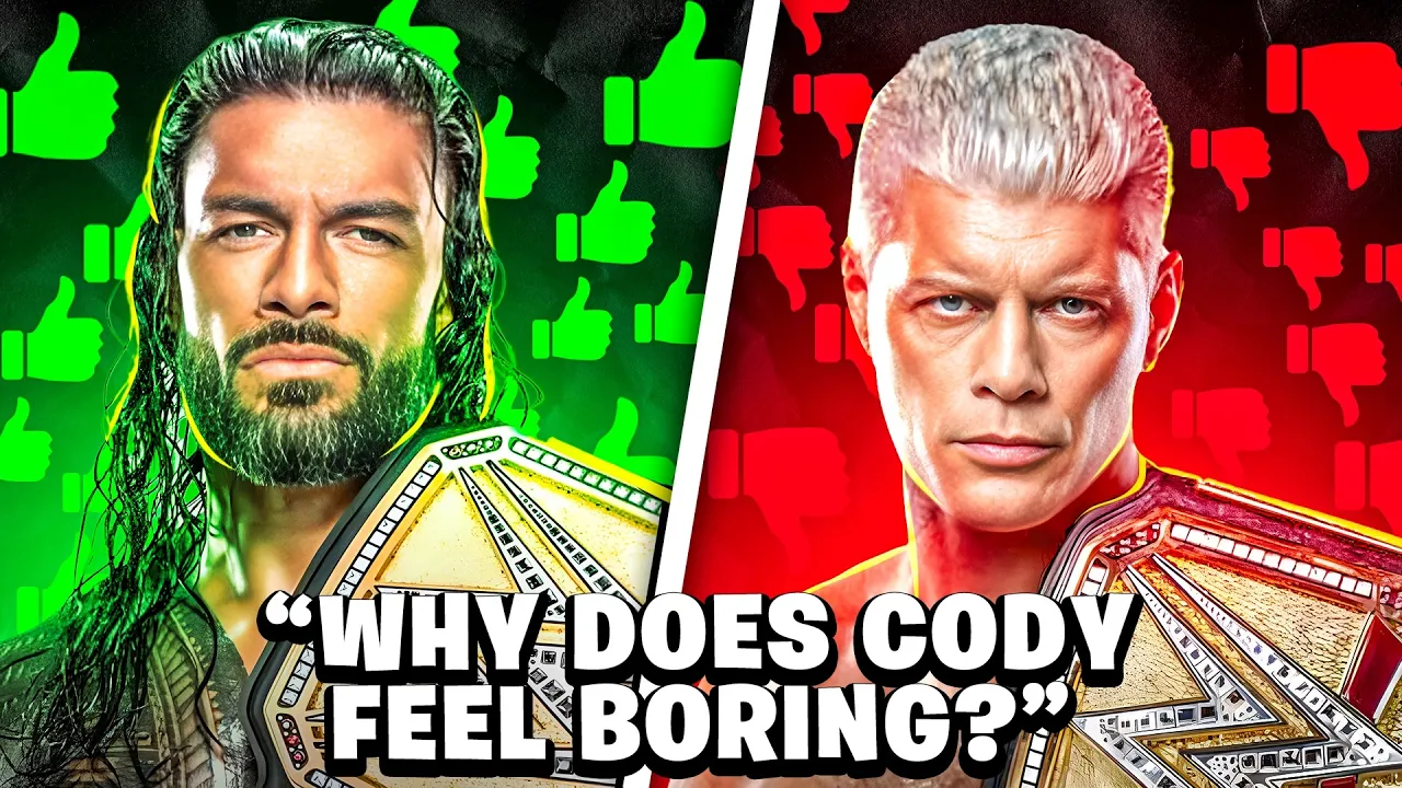 Why Cody Rhodes is a BORING WWE Champion and Roman Reigns is NOT background
