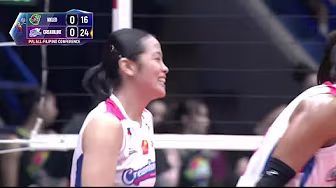 Galanza CATCHES FIRE for Creamline vs. Nxled in Set 1 ✨ | 2026 PVL All-Filipino Conference