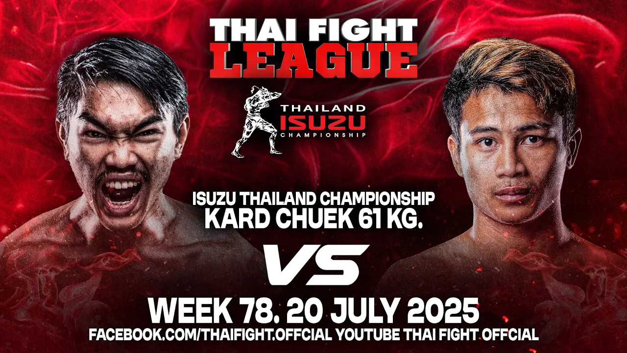 Jomphon Sor. Klinmee VS Yodkomkrit Sor.Sunan | THAI FIGHT LEAGUE #78 background