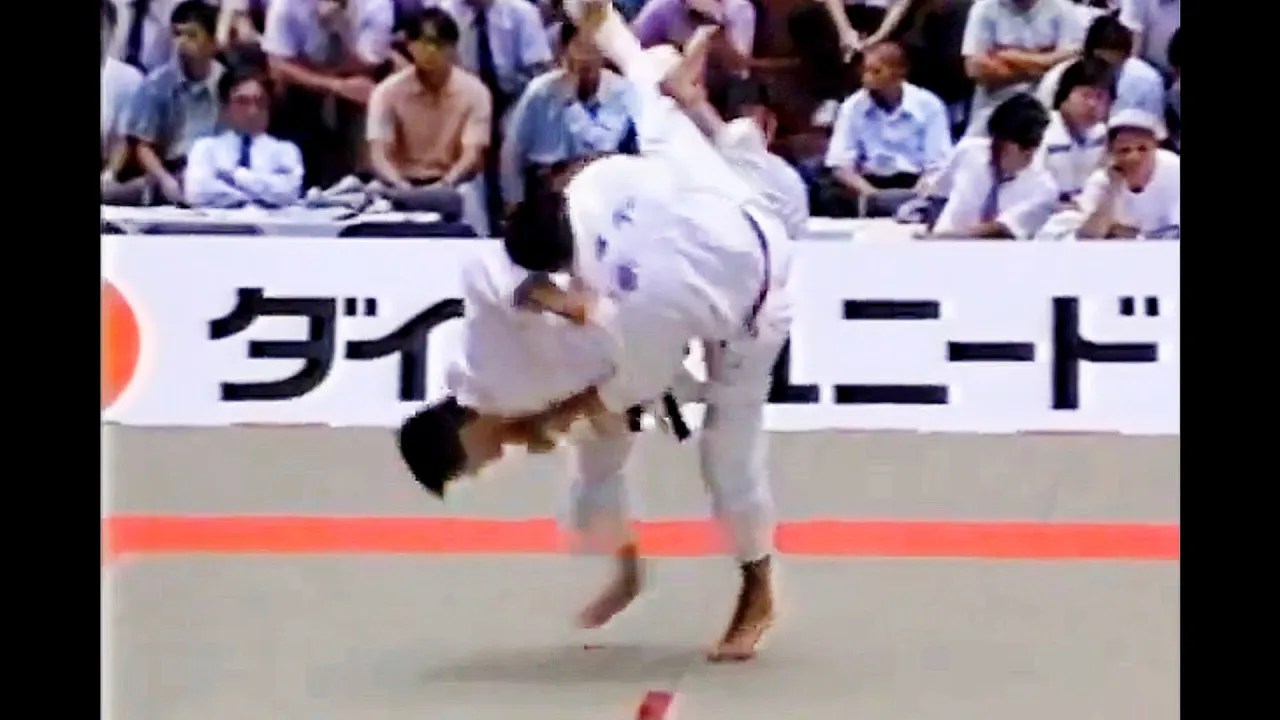 Yoshiyuki Takanami had a terrific one-step Uchi Mata backdrop