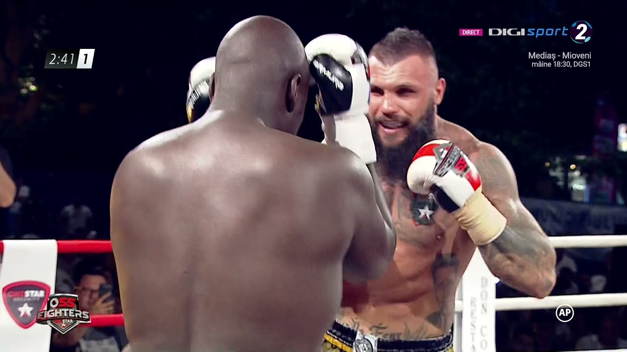 Gladiatorul Cristian Ristea l-a învins pe colosul olandez Nico Pereira Horta