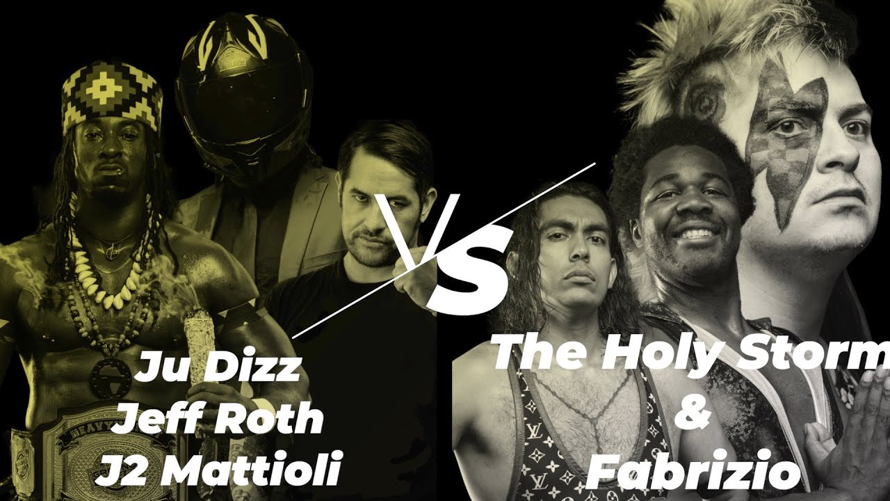 Level Up Showcase 1/15/23: Ju Dizz, Jeff Roth, & J2 Mattioli VS The Holy Storm & Fabrizio background