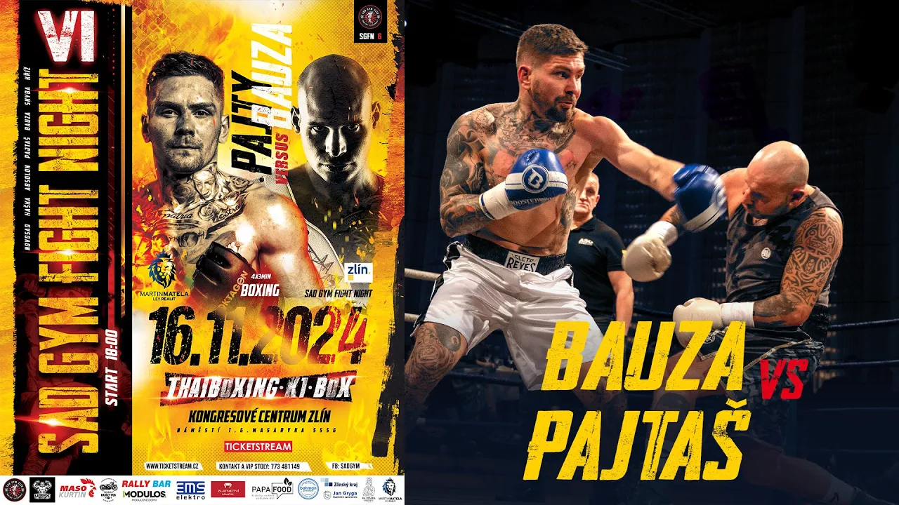 SG-FN6: PAJTAS vs BAUZA - BOXING background