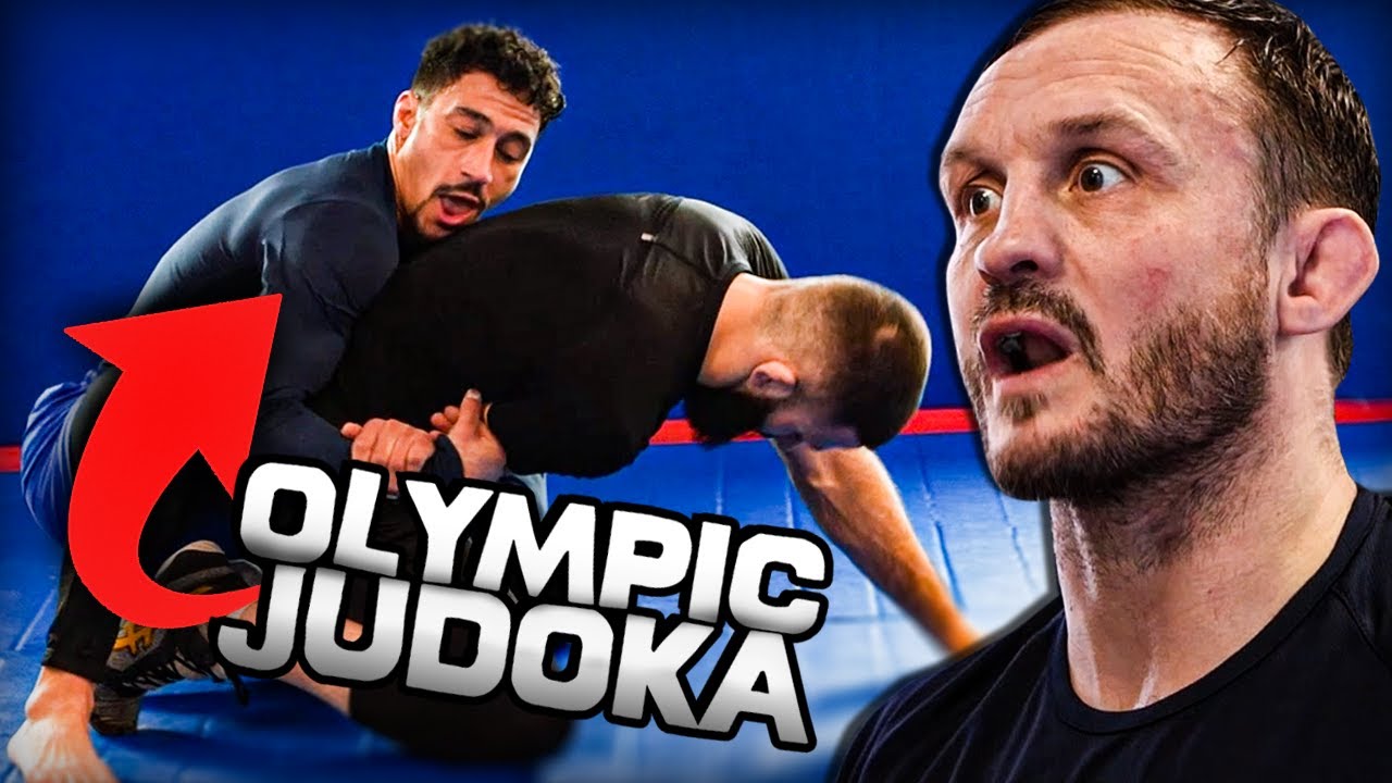 Olympic Judoka Tries MMA For The First Time background