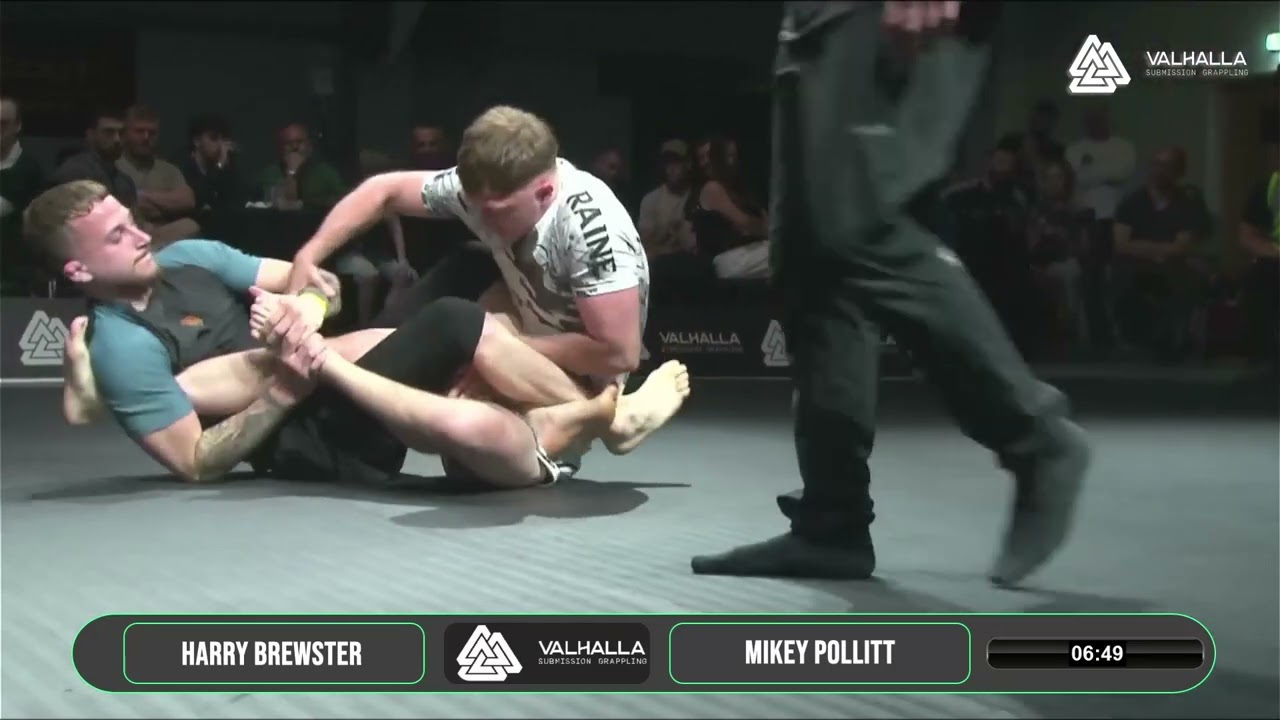 Harry Brewster VS Mikey Pollitt - Valhalla Submission Grappling background