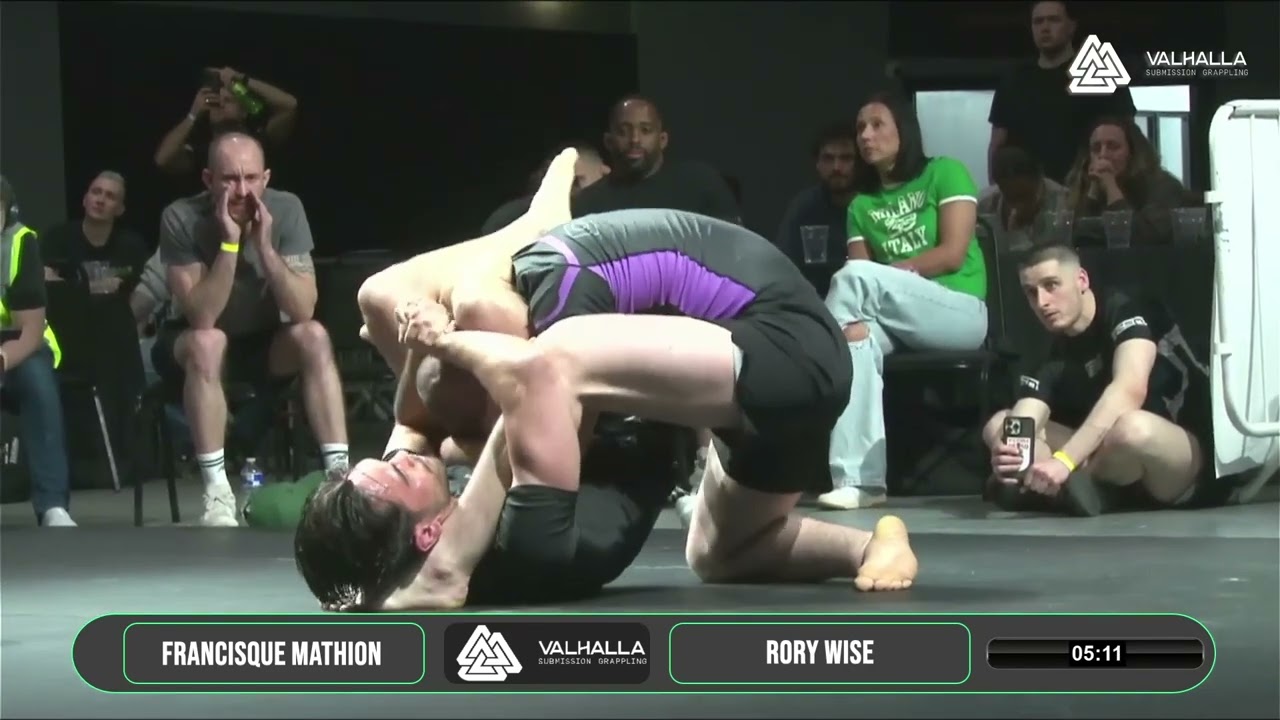 Francisque Mathion VS Rory Wise - Valhalla Submission Grappling background