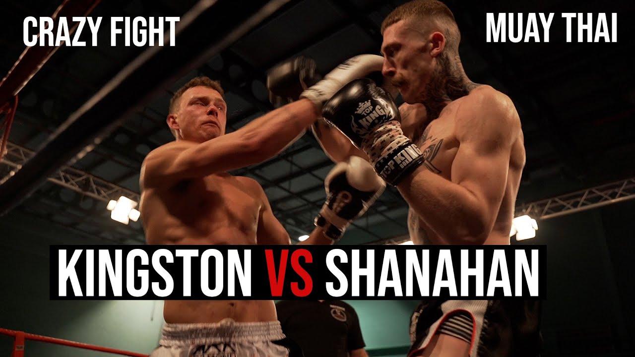 Crazy Muay Thai Fight - Dale Kingston vs Ciarain Shanahan | Siam Boxing background