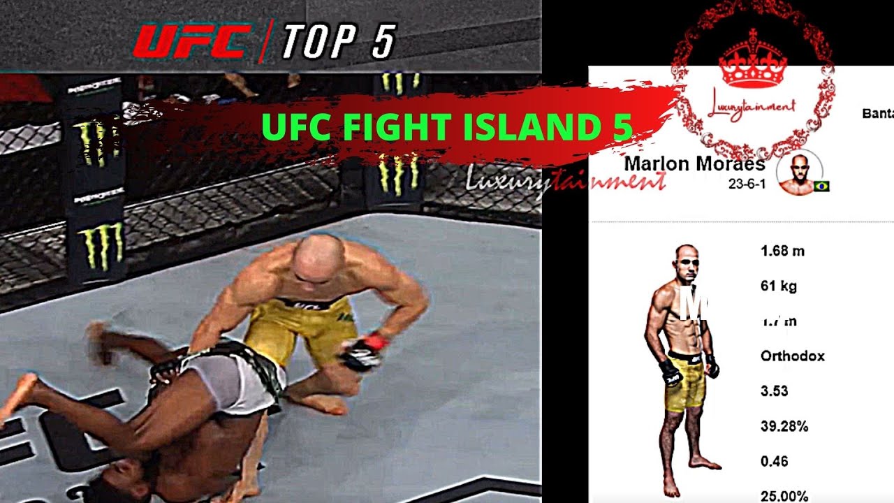 UFC TOP 5 FOR FIGHT ISLAND 5 10TH OCTOBER 2020!! background