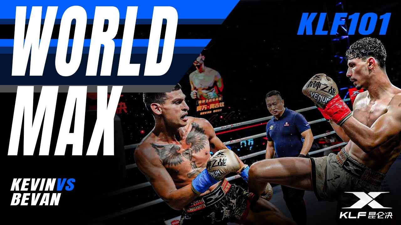 【KLF 101】WORLD MAX QUALIFICATON FIGHT H TEAM | Kevin Guillén(blue)VS Bevan Oguz (red) background