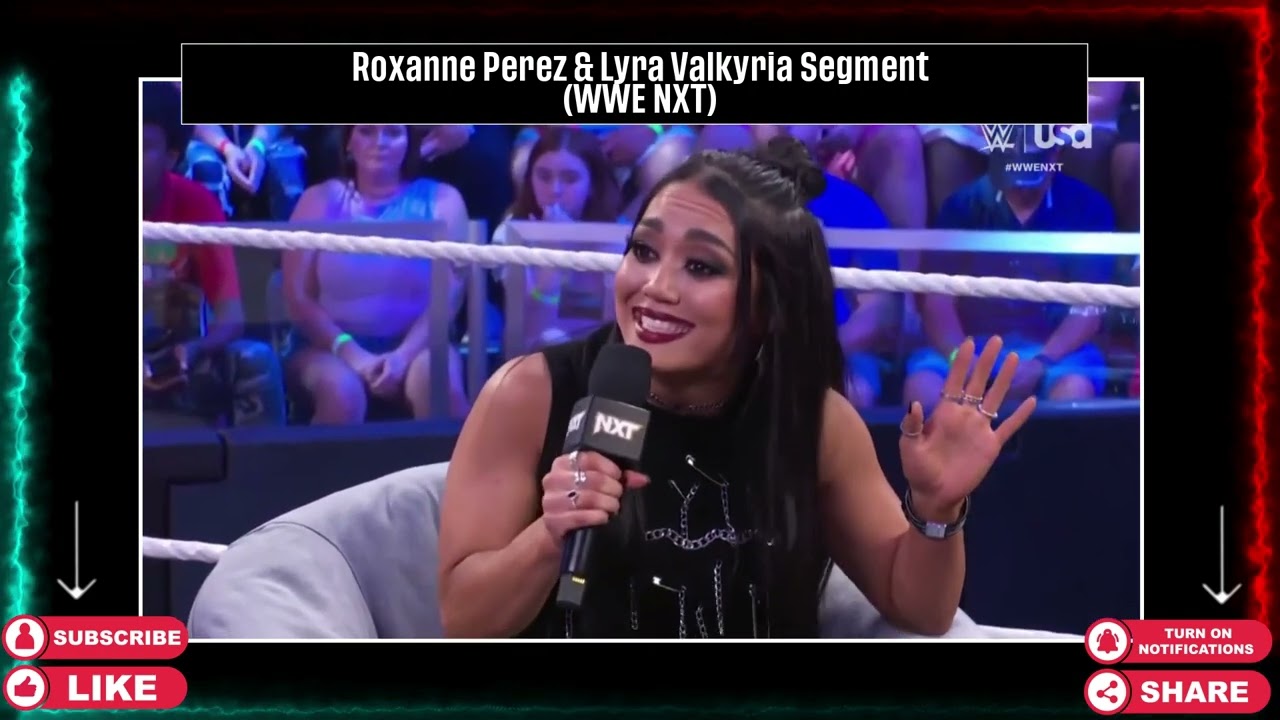 Roxanne Perez & Lyra Valkyria Segment: WWE NXT | April 2, 2024 background