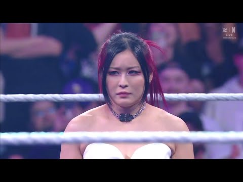 IYO Sky, Bianca Belair And Rhea Ripley Contract Signing