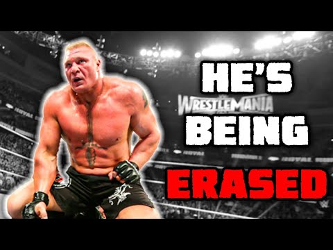 A Dark Reality: Why is Brock Lesnar BANNED from WWE Wrestling Right Now? background