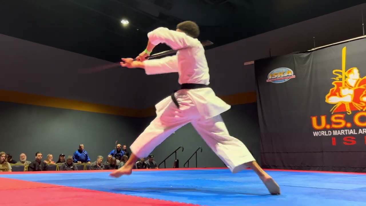 Matthew Moore Men’s Non-Bladed Traditional Weapons - US Open 2025 background