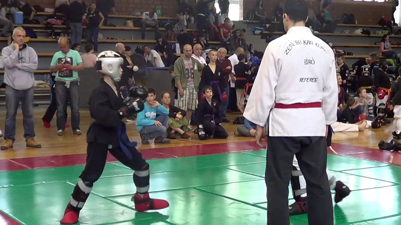 ZBK Kempo Gyerek OB. Gál Knapcsek Zsombor vs. Somogyi Bendegúz,  Stop Semi Contact