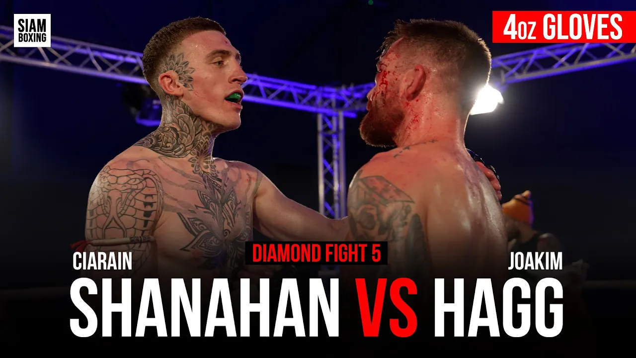 Ciarain Shanahan vs Joakim Hagg | Muay Thai 4oz Gloves background