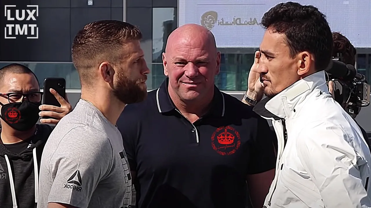 Max Holloway vs. Calvin Kattar UFC | Exclusive Face Off at Fight Island | Abu Dhabi