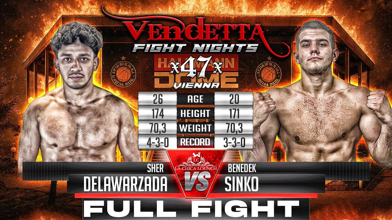 Sher Delawarzada VS Benedek Sinko | Vendetta 47 | FULL FIGHT