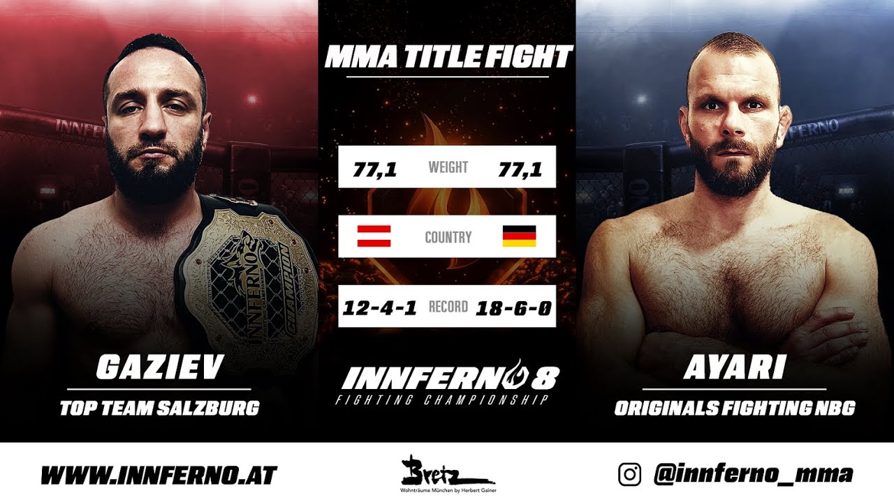 Free Fight - Ayub Gaziev vs Jessin Ayari - INNFERNO Fighting Championship 8