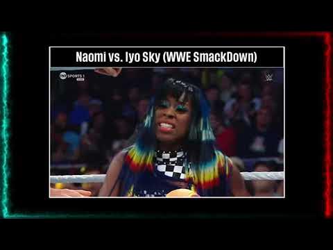 (2/2) Iyo Sky vs. Naomi | WWE SMACKDOWN background
